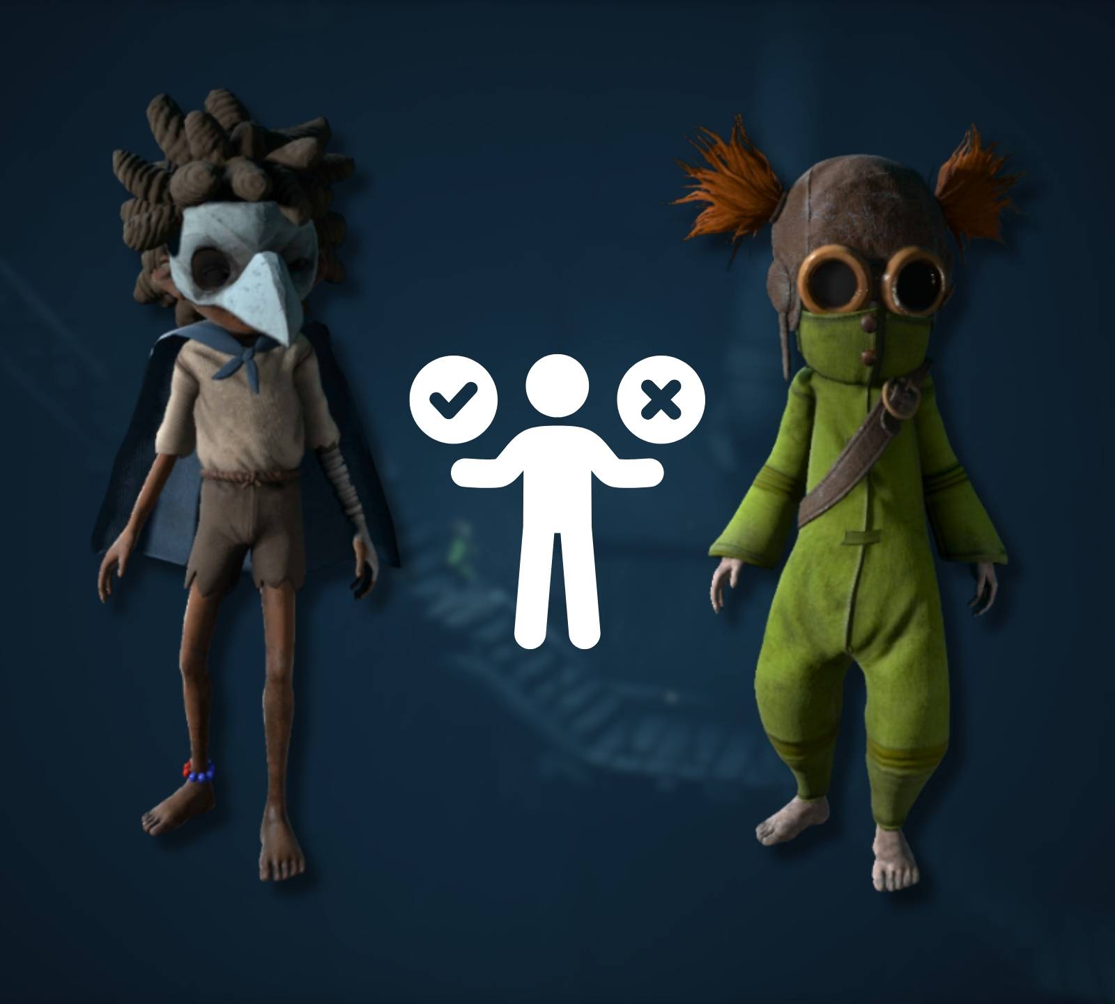 Personaje Alone de Little Nightmares 3