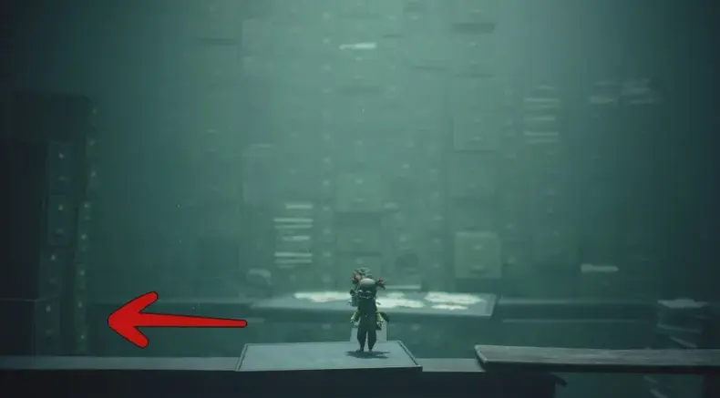Ladder location in the Candy Factory
