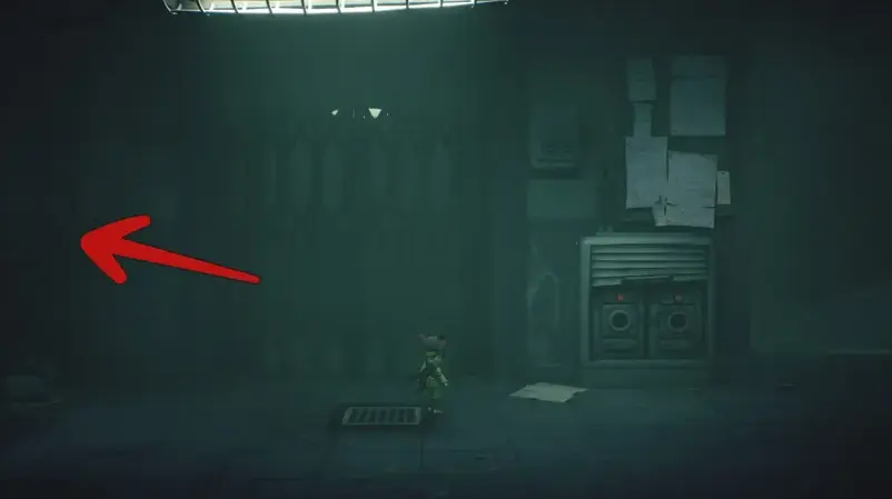 Powered-down elevator in Candy Factory