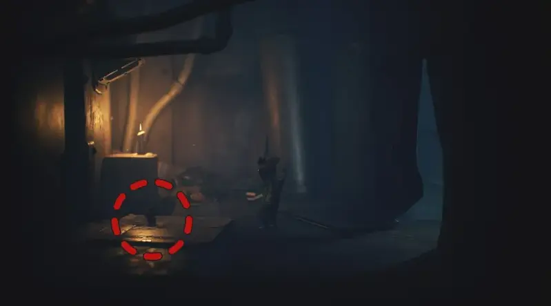 Hidden room accessed through small opening