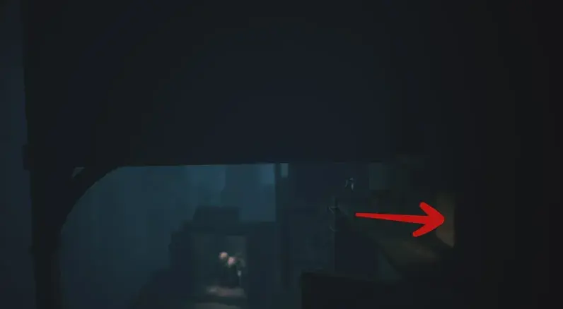Small opening in wall for second doll