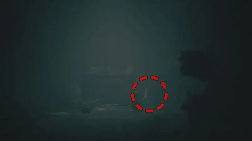 Emplacement du deuxième fantôme de Little Nightmares 3 dans la zone des plantes