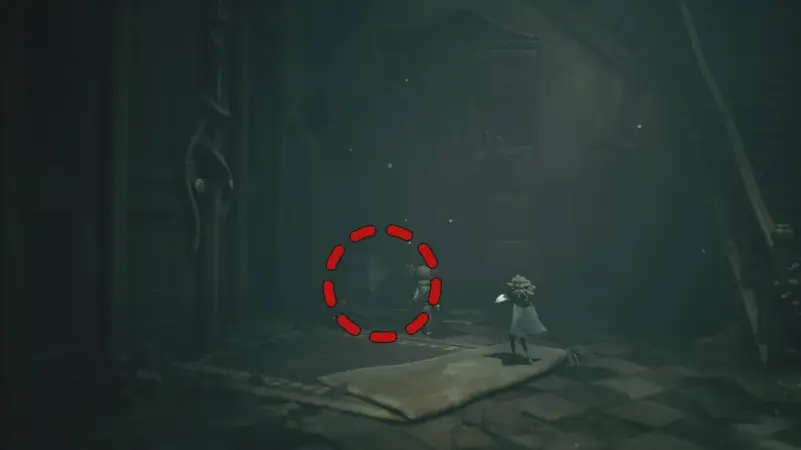 Emplacement du quatrième fantôme de Little Nightmares 3 après la séquence de poursuite