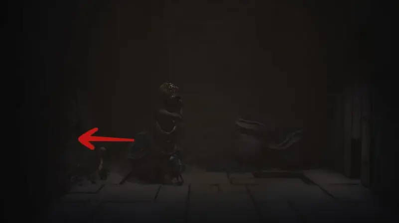 Necropolis Doll 2 hidden behind breakable wall
