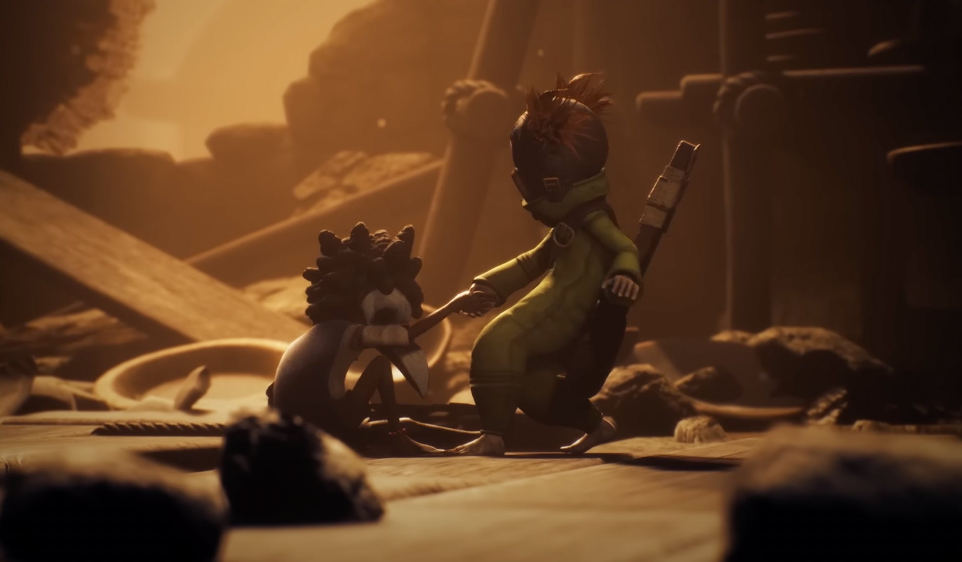 Little Nightmares 3 co-op gameplay screenshot
