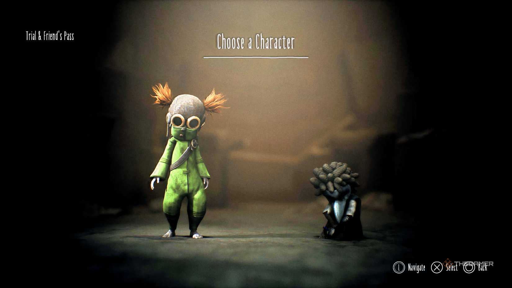 Little Nightmares 3 Host-Auswahlbildschirm