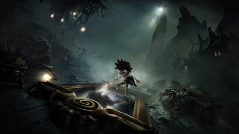 Konzeptkunst, die die Spiral-Umgebung aus dem Little Nightmares 3 DLC zeigt