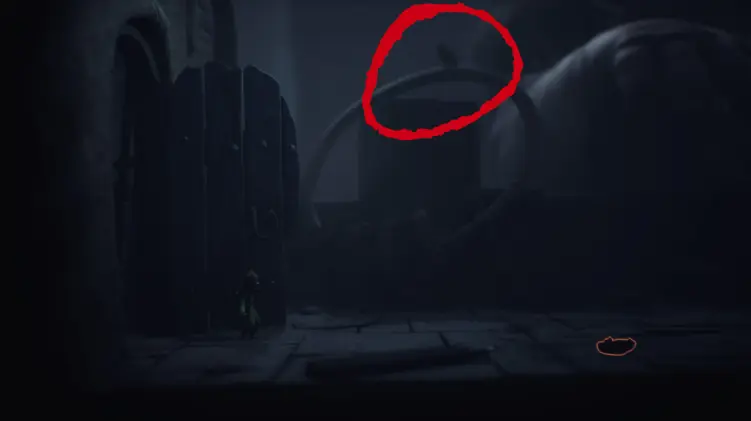 Cuervo final para el trofeo Cerebro de Pájaro en el anillo grande en Little Nightmares 3