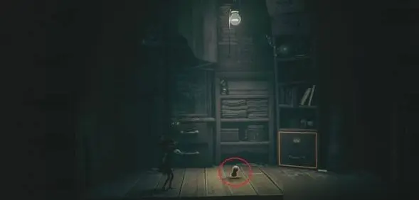 Nome 04 location through wall hole in Little Nightmares 3 Carnival